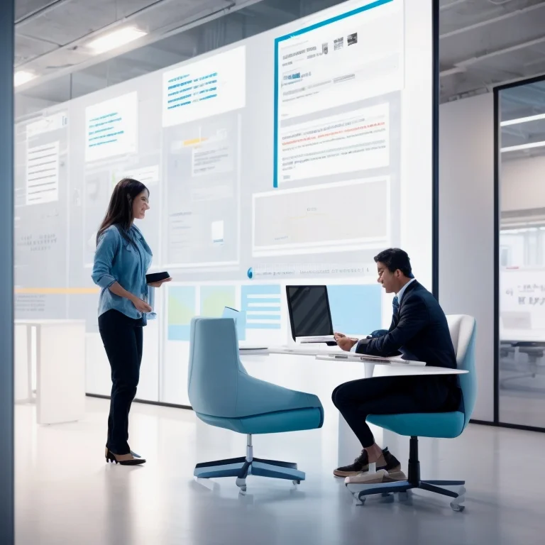 Studenti che collaborano su un progetto di intelligenza artificiale